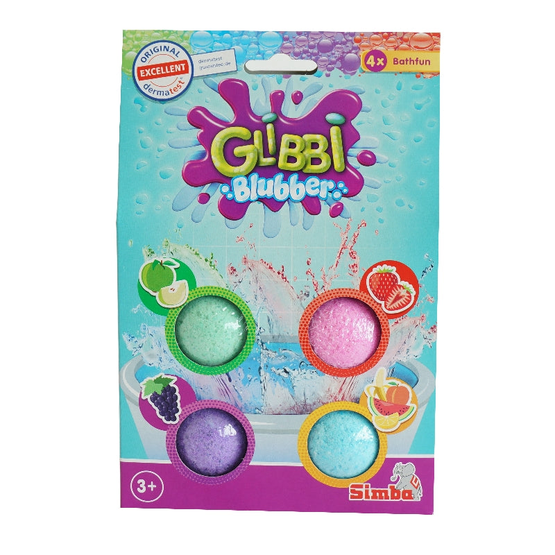 Glibbi Blubber bath bombs 4 pcs