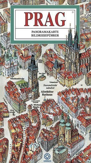 Praha - Panoramatická mapa  německy – Rygl Tomáš