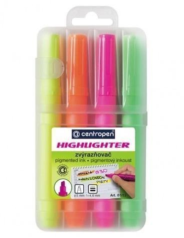 Centropen Zvýrazňovač 8552 4 ks