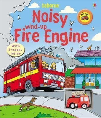 Noisy Wind-Up Fire Engine – Taplin Sam