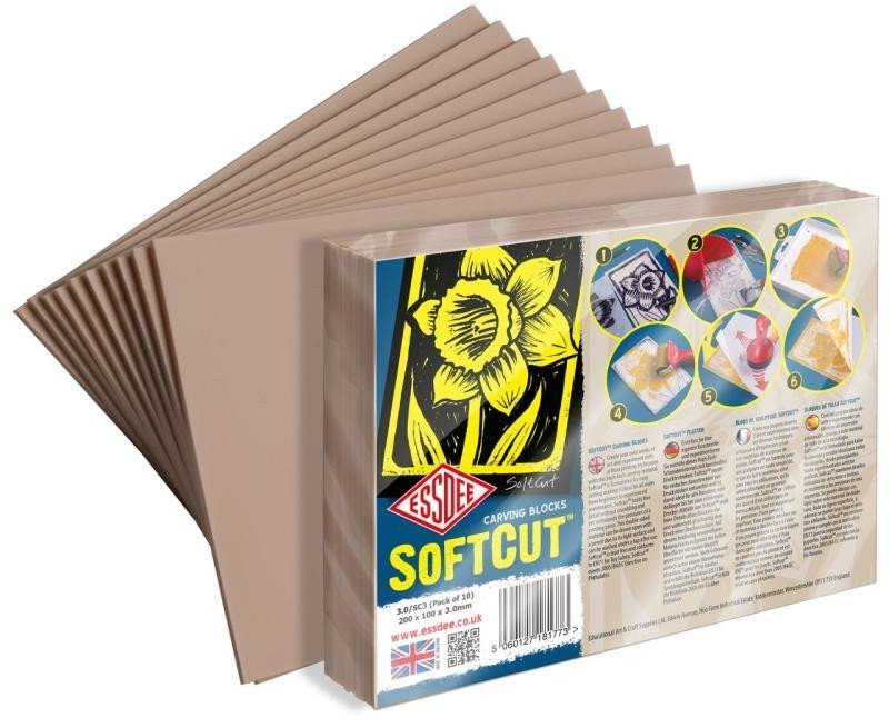 ESSDEE lino Softcut 200 x 150 x 3 mm  10 ks