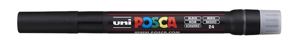 Posca štětcový popisovač - černý