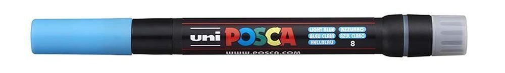Posca štětcový popisovač - světle modrý