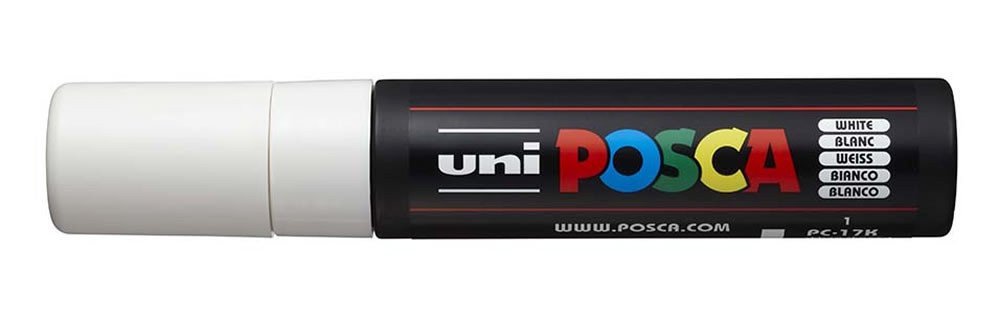 POSCA akrylový popisovač  bílý 15 mm