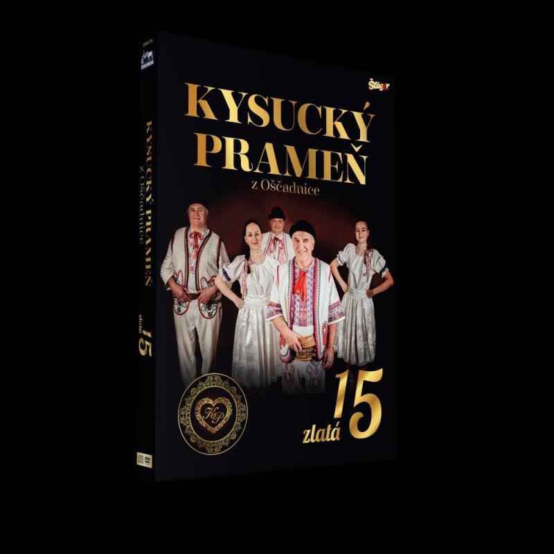 Kysucký pramen - Zlatá 15 CD  DVD