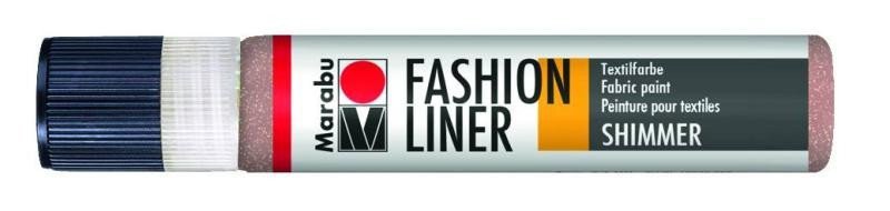 Marabu kontura na textiltřpytivé růžové zlato 25 ml