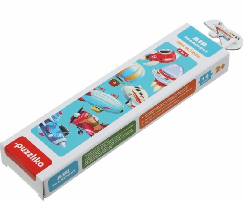 Puzzlika Letecká doprava - puzzle 8 dopravních prostředků 16 dílků