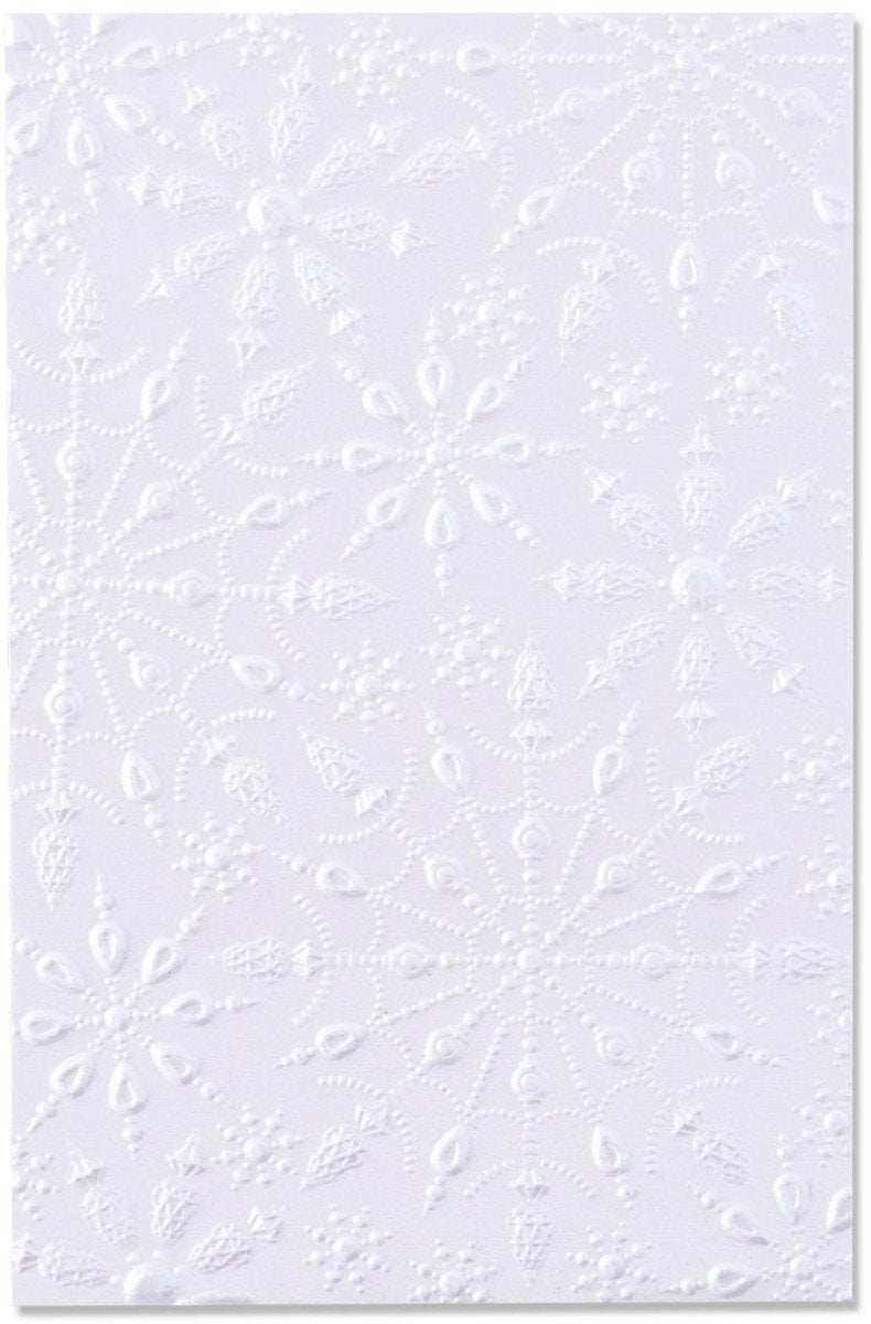 SIZZIX embosovací kapsa - Sněhové vločky 3D