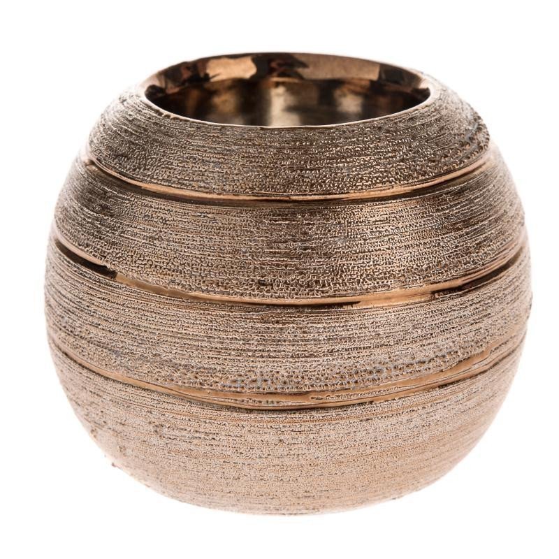 Keramický svícen - měděný 85 cm