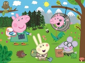 Trefl Puzzle Peppa Pig v přírodě / 30 dílků