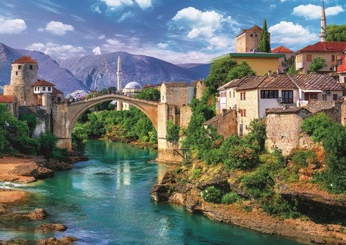 Trefl Puzzle Starý most v Mostaru / 500 dílků