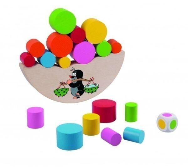 Krtku nerozlij to - balanční hra 20 dílků v taštičce