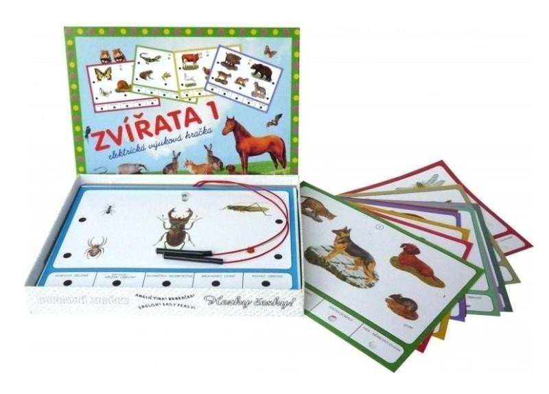 Zvířata 1 - společenská hra na baterie v krabici