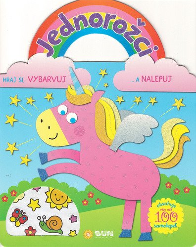 Jednorožci - Hraj si vybarvuj a nalepuj