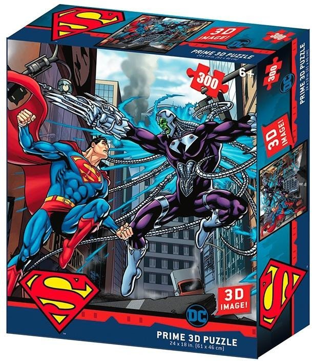Puzzle 3D - Superman vs Electro  300 dílků