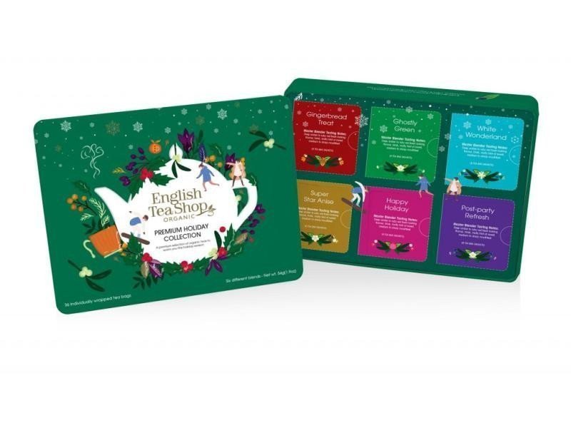 English Tea Shop Čaj Premium Holiday Collection bio zelená 54 g 36 ks