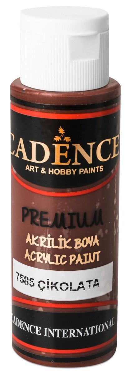 Akrylová barva Cadence Premium - hnědá  70 ml