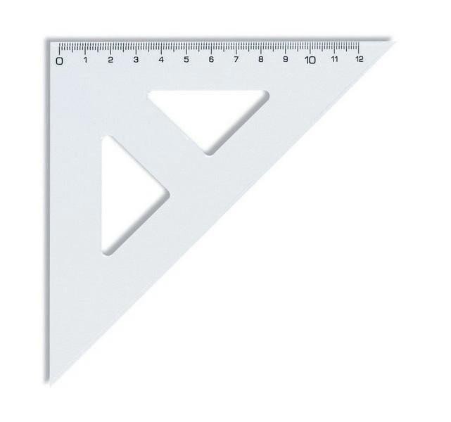 Koh-i-noor trojúhelník s kolmicí čirý 45141