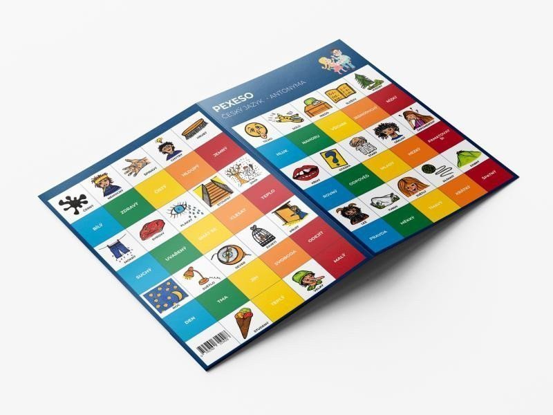 Pexeso Český jazyk - Antonyma