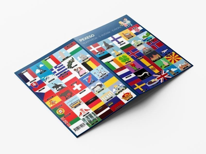 Pexeso Vlastivěda 5 ročník - Evropa