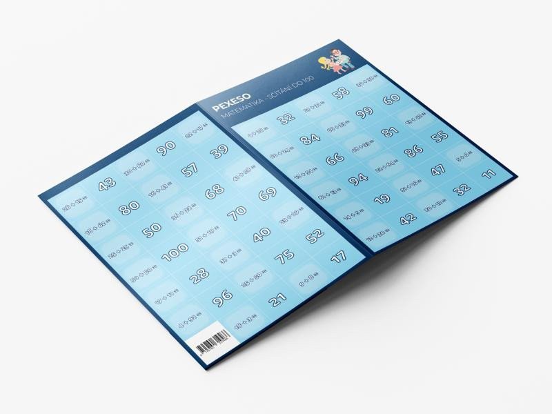 Pexeso Matematika - Sčítání do 100