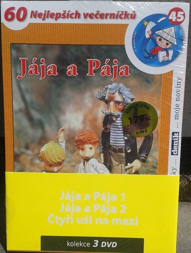 Jája a Pája 01 02 Čtyři uši na mezi - 3 DVD pack