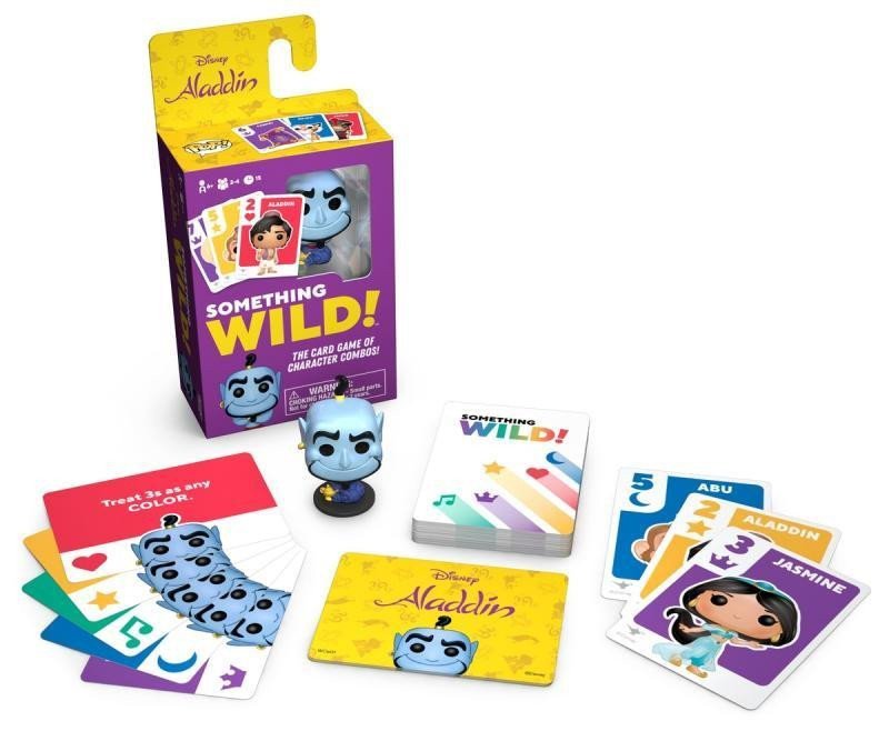 Funko Signature Games Something Wild Card Game- Aladdin hra v anglickém jazyce