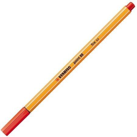 Popisovač STABILO point liner 88 červený světle