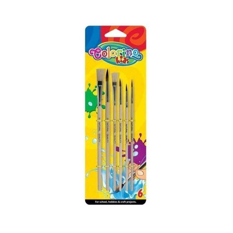 Colorino Sada štětců mix druhů a velikostí 6 ks