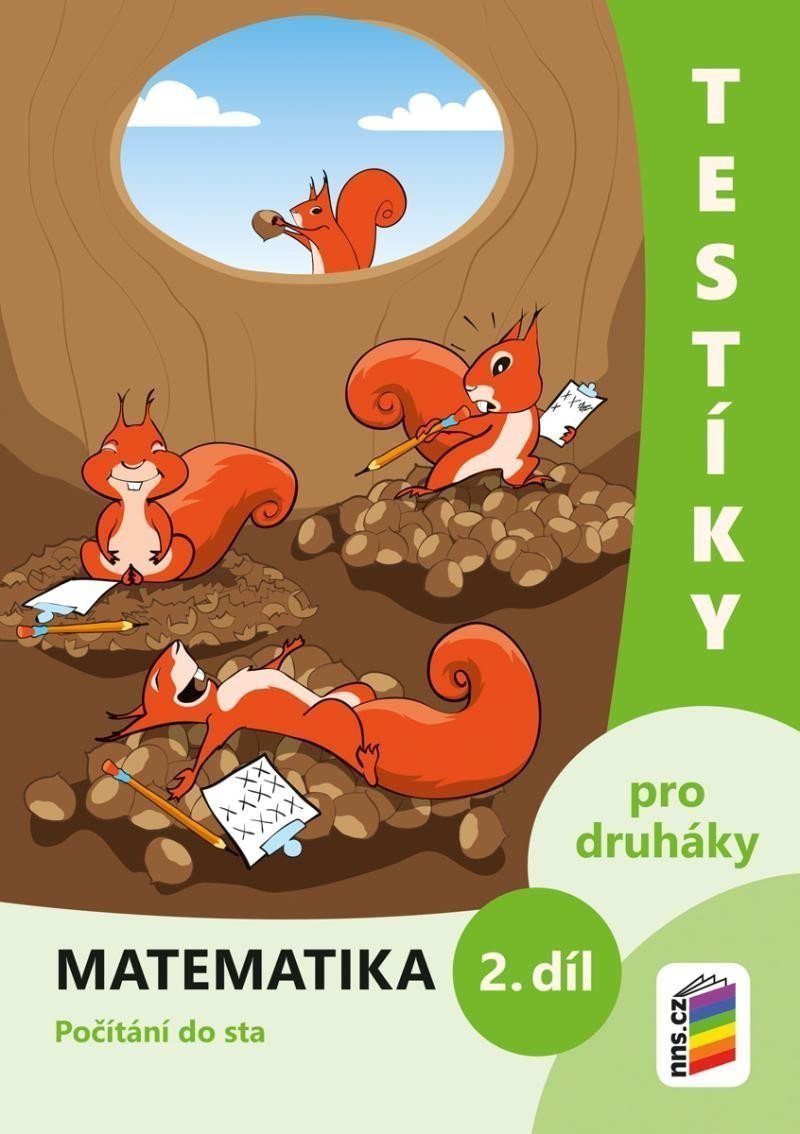 Testíky pro druháky – matematika 2 díl barevný pracovní sešit