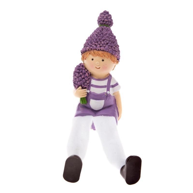 Levandulový chlapeček - sedící 105 cm