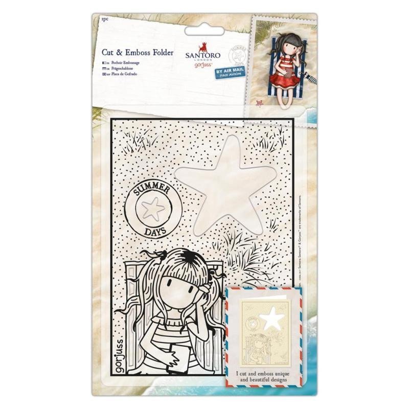 Santoro Gorjuss Vyřezávací a embosovací kapsa - letní den  15 x 21 cm