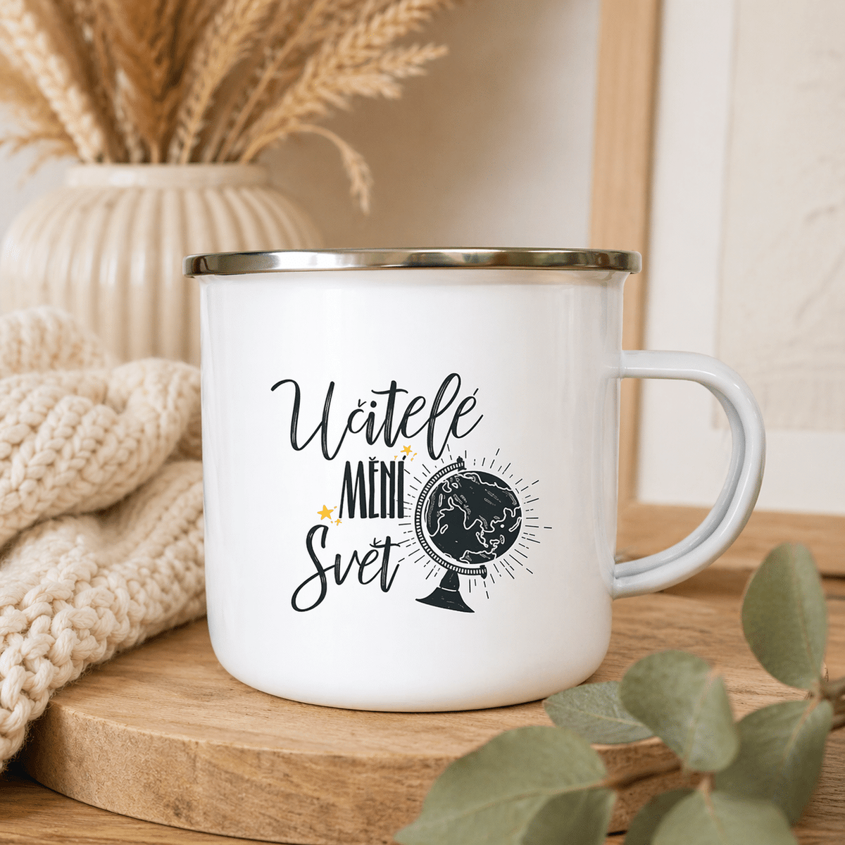 Enamel Mug 350 ml – Teachers Change the World