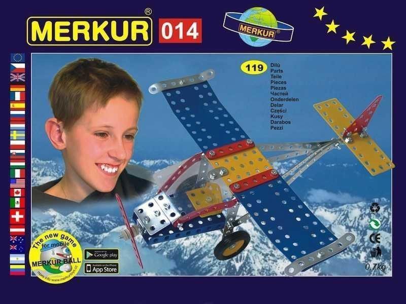 Merkur 014 Letadlo 119 dílů 10 modelů