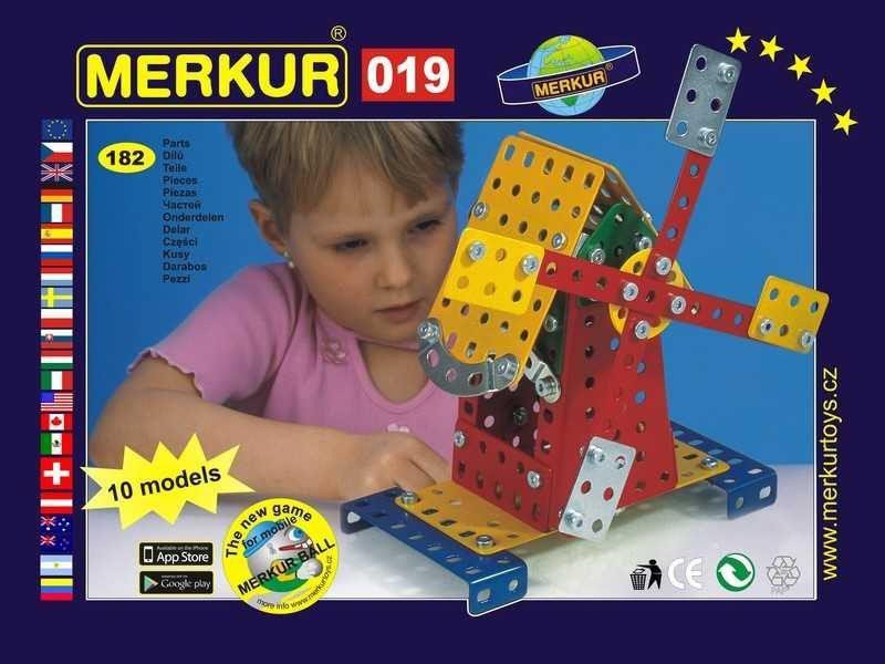 Merkur 019 Mlýn 182 dílů 10 modelů