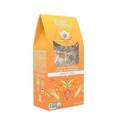 English Tea Shop Čaj Kurkuma zázvor citronová tráva 15 pyramidek