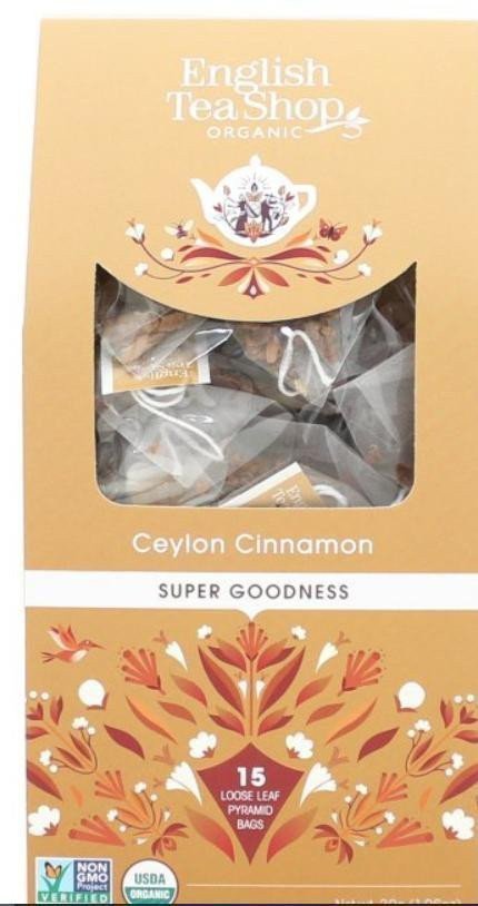 English Tea Shop Čaj Cejlonská skořice bio 15 pyramidek