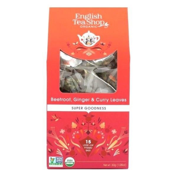 English Tea Shop Čaj Červená řepa zázvor limeta 15 pyramidek