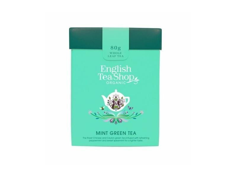 English Tea Shop Čaj Máta se zeleným čajem sypaný 80g
