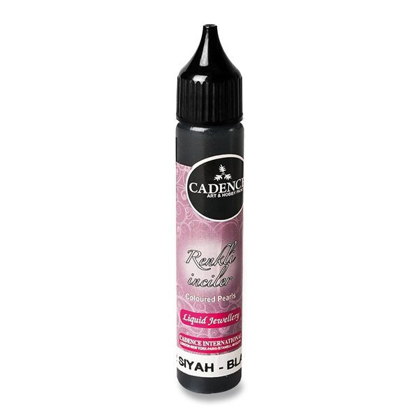 Tekuté perly Cadence - Černá / 25 ml