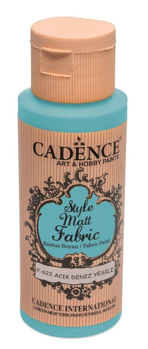 Textilní barva Cadence Style Matt Fabric - světle tyrkysová  50 ml
