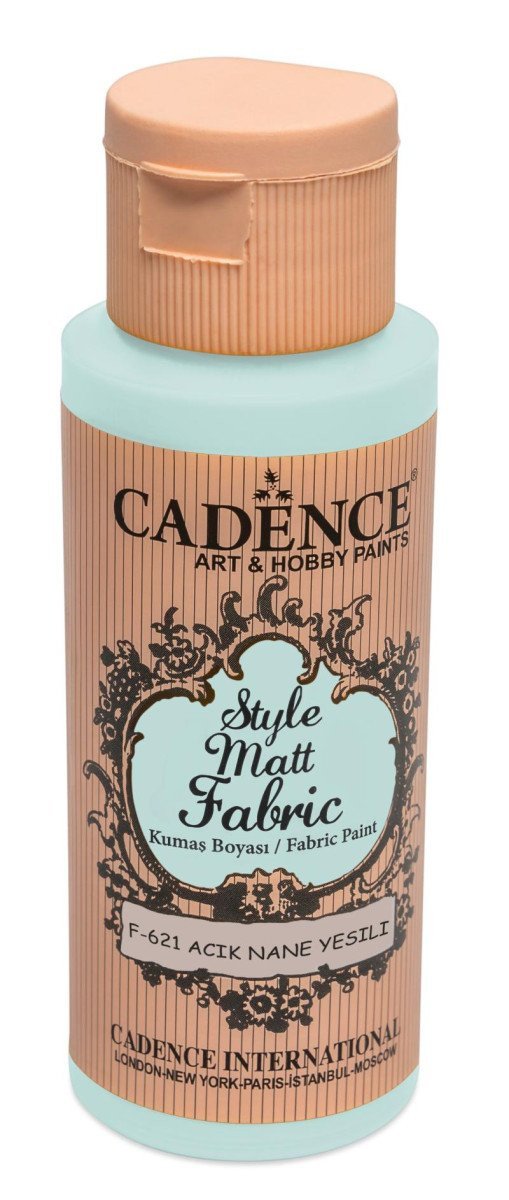 Textilní barva Cadence Style Matt Fabric - světlá mátová  50 ml