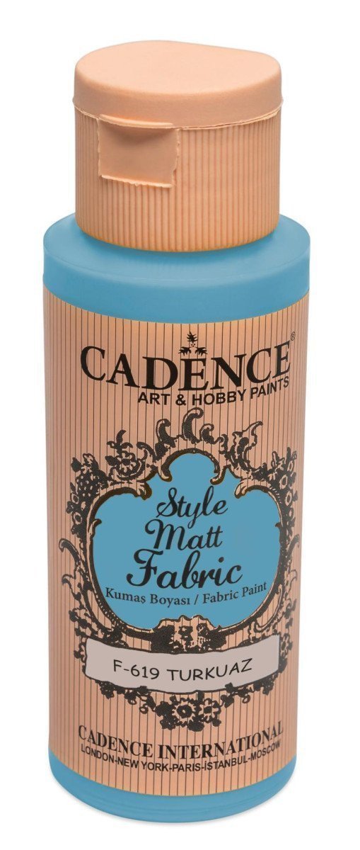 Textilní barva Cadence Style Matt Fabric - tyrkysová  50 ml