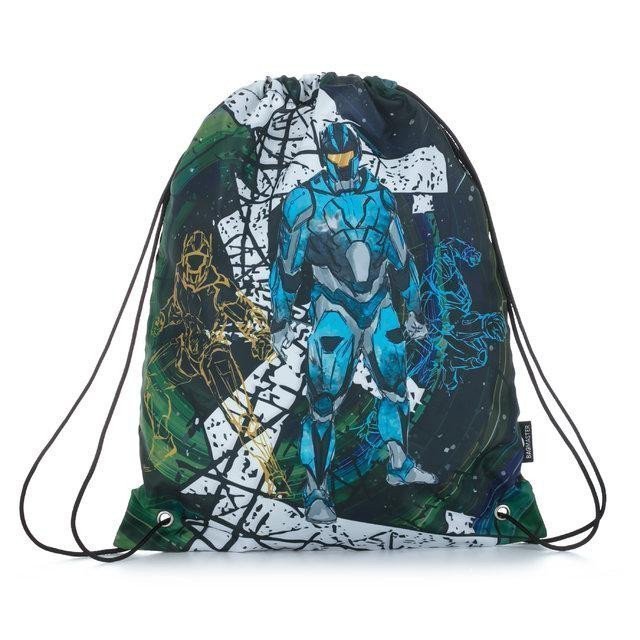 Bagmaster Školní vak na přezůvky SHOES NINY 21 A BLURGRAYBLACK