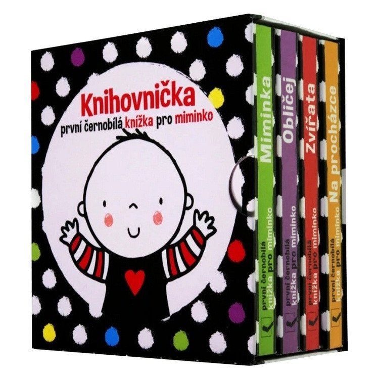 Knihovnička - První černobílé knížky pro miminko