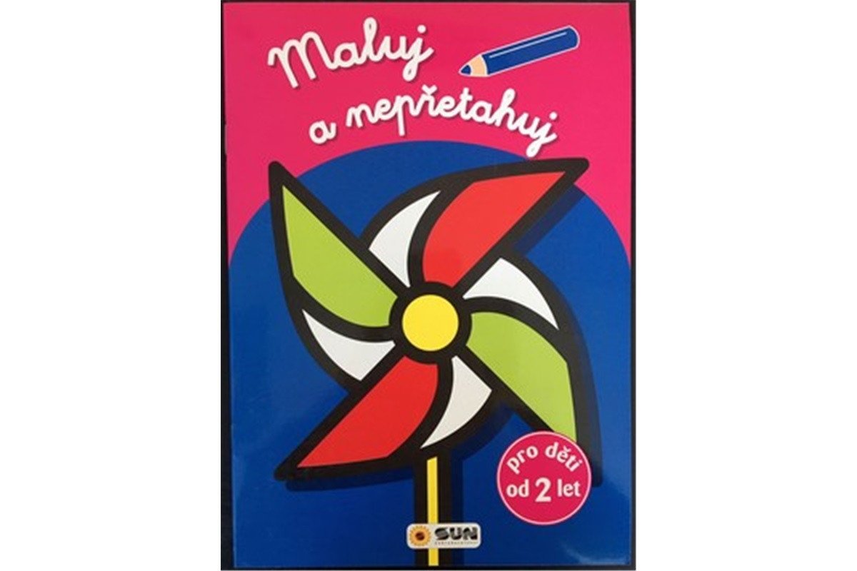 Maluj a nepřetahuj - červené od 2 let