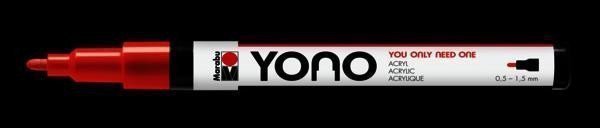 Marabu YONO akrylový popisovač 05-15 mm - červený