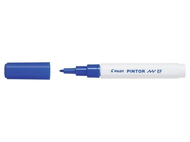 PILOT Pintor Extra Fine akrylový popisovač 05-07mm - modrý
