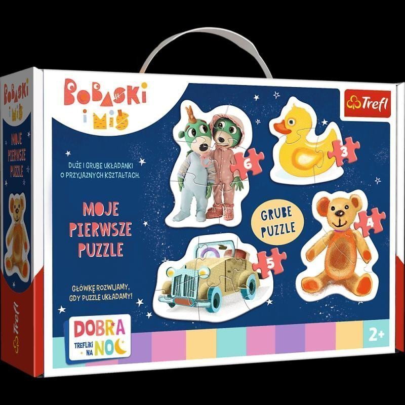 Trefl Puzzle Treflíci - Dobrou noc milé děti 4v1 3456 dílků