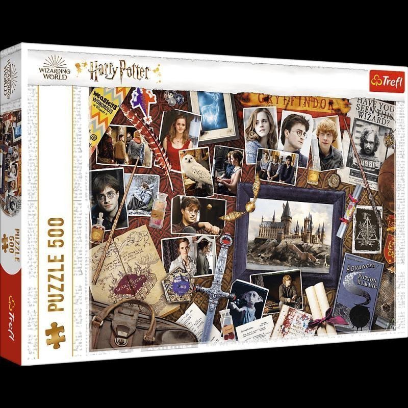 Trefl Puzzle Harry Potter - Vzpomínky na Bradavice  500 dílků